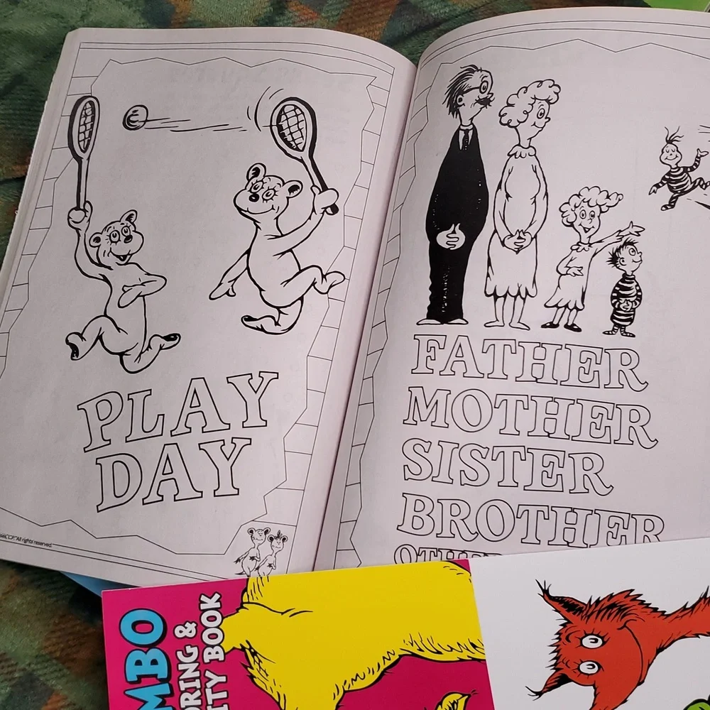 Dr. Suess Coloring and Activity‎ Book Set